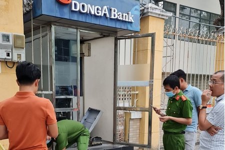 Truy tìm thủ phạm phá trụ ATM ở Đà Nẵng để trộm tiền