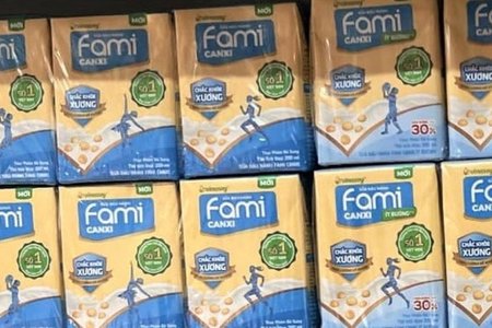 Sữa đậu nành Fami Canxi bị thu hồi ở Nhật Bản