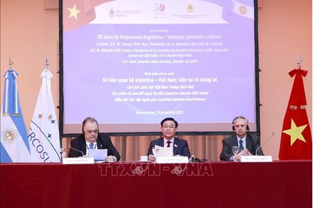 Bài phát biểu của Chủ tịch Quốc hội tại sự kiện kỷ niệm 50 năm quan hệ ngoại giao Việt Nam - Argentina