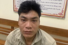 Bắt đối tượng trộm cắp biển báo an toàn giao thông