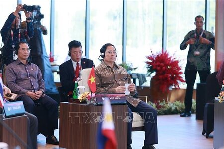 Thủ tướng Phạm Minh Chính dự, phát biểu tại phiên họp hẹp với lãnh đạo các nước ASEAN