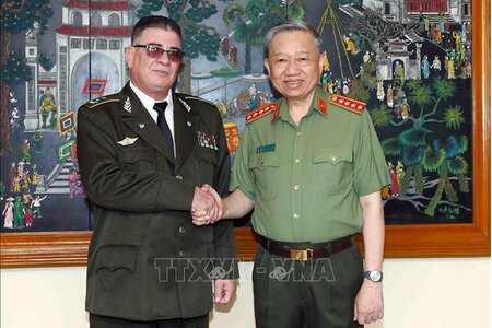 Tăng cường hợp tác giữa Bộ Công an Việt Nam và Bộ Nội vụ Cuba