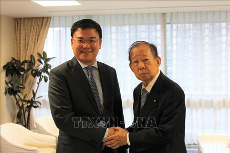 Liên minh Nghị sĩ Hữu nghị Nhật Bản - Việt Nam sẵn sàng hợp tác thúc đẩy quan hệ hai nước