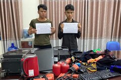 Bắt 2 đối tượng trộm các thiết bị giảng dạy trong trường học ở Lai Châu