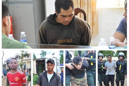 Bắt giữ 16 đối tượng liên quan đến vụ việc xảy ra tại huyện Cư Kuin, tỉnh Đắk Lắk.