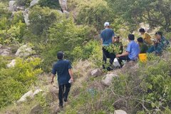 Phát hiện bộ xương người trên núi cao ở Bình Thuận