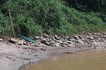 Hà Nội: Phát hiện thi thể nữ giới không nguyên vẹn bên bờ sông Hồng