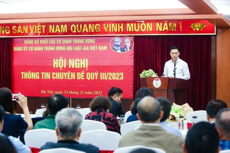 Hội Luật gia Việt Nam tổ chức Hội nghị thông tin chuyên đề quý III
