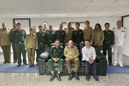 Việt Nam, Cuba tăng cường hợp tác về pháp luật quân sự, quốc phòng
