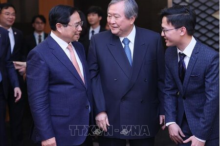 Thủ tướng Phạm Minh Chính tiếp lãnh đạo một số tập đoàn lớn của Nhật Bản