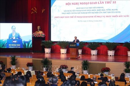 Thủ tướng Phạm Minh Chính nêu 6 nhiệm vụ trong công tác ngoại giao kinh tế thời gian tới