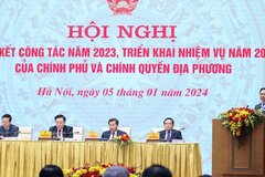 Hội nghị tổng kết công tác năm 2023, triển khai nhiệm vụ năm 2024 của Chính phủ và chính quyền địa phương