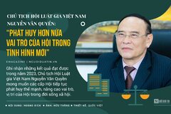 Chủ tịch Hội Luật gia Việt Nam Nguyễn Văn Quyền: 'Phát huy hơn nữa vai trò của Hội trong tình hình mới'