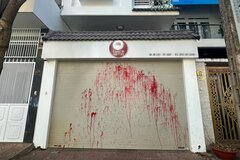 Xác minh vụ nhà Giám đốc một cơ quan ở Đắk Lắk bị tạt sơn trong đêm