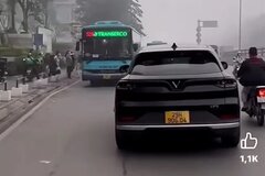 Hà Nội: Xử phạt tài xế ô tô đi ngược chiều trên đường Minh Khai