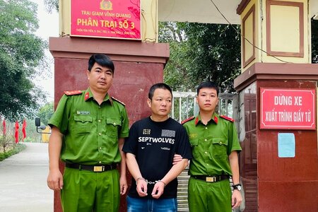 Công an Phú Yên lý giải việc bắt người vừa được trả tự do ngay trước cổng trại giam
