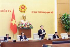 Chủ tịch Quốc hội Vương Đình Huệ chủ trì Phiên họp chuyên đề pháp luật