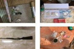 Thu 1 khẩu súng của nhóm tội phạm ma túy ở Bắc Giang