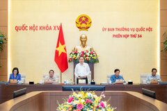 Khai mạc phiên họp thứ 34 của Ủy ban thường vụ Quốc hội