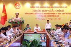 Các kiến nghị của cử tri đều đã được UBND thành phố Hà Nội trả lời