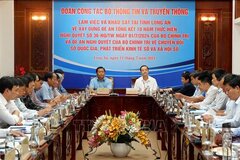 Khảo sát kết quả thực hiện Nghị quyết 36 phục vụ xây dựng hai Đề án trình Bộ Chính trị