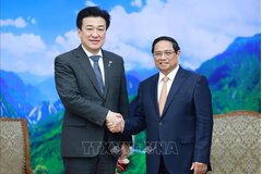 Thủ tướng Phạm Minh Chính tiếp Bộ trưởng Quốc phòng Nhật Bản
