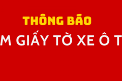 Thông báo tìm giấy tờ xe ô tô