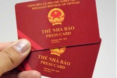 Đề xuất sửa quy định về hồ sơ, thủ tục cấp, đổi thẻ nhà báo