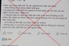 Triệu tập người đăng tin sai sự thật về tình hình thiệt hại do bão số 3 trên mạng xã hội