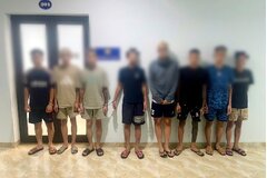 Hà Nội: Bắt nhóm đối tượng mang theo hung khí gây rối trật tự công cộng ở quận Tây Hồ