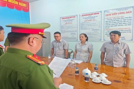 Bắt tạm giam nguyên Chủ tịch, Phó Chủ tịch cùng Cán bộ địa chính xã ở Đồng Nai