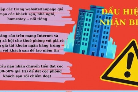 Nhiều du khách sập bẫy lừa đảo khi đặt phòng khách sạn giá rẻ