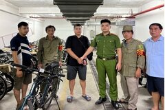 Hà Nội: Bắt quả tang đối tượng trộm cắp tại hầm để xe của chung cư