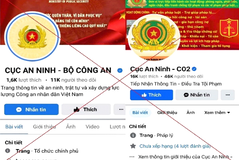 Cảnh báo các trang facebook giả mạo Cục nghiệp vụ Bộ Công an hỗ trợ lấy lại tiền bị lừa