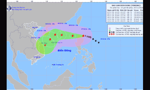 Thủ tướng Chính phủ yêu cầu chủ động ứng phó bão YINXING