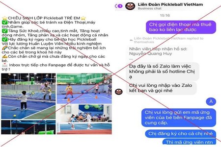 Người phụ nữ bị lừa gần 400 triệu đồng khi đăng ký học Pickleball