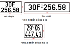 Quy chuẩn kỹ thuật quốc gia về biển số xe áp dụng từ ngày 1/1/2025