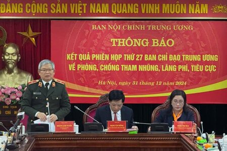 Phát hiện gần 5.700 vụ với hơn 10.200 đối tượng phạm tội về kinh tế, tham nhũng, chức vụ trong năm 2024