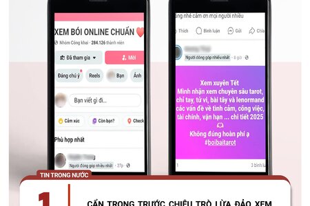 Cảnh giác trước chiêu trò lừa đảo xem bói, giải hạn online đầu năm