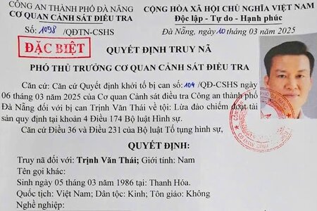 Truy nã đặc biệt Trịnh Văn Thái trong đường dây lừa đảo của Mr Pips