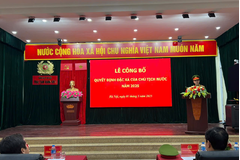 Công an Hà Nội công bố quyết định đặc xá năm cho 139 phạm nhân
