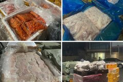 Phát hiện hơn 7 tấn thực phẩm đông lạnh không rõ nguồn gốc