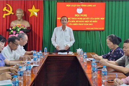 Hội Luật gia tỉnh Long An đề xuất giữ quyền chất vấn với Chánh án, Viện trưởng VKS