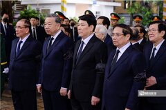 Lãnh đạo Đảng, Nhà nước viếng nguyên Chủ tịch nước Trần Đức Lương