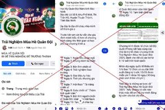 Cảnh giác lừa đảo khi đăng ký tham gia Trại hè Quân đội nhân dân trên mạng