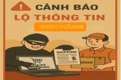 Cảnh báo nguy cơ lộ thông tin cá nhân từ các đơn hàng mua sắm trực tuyến