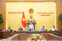 Ủy ban Thường vụ Quốc hội xem xét đề án sáp nhập tỉnh, thông qua nguyên tắc sắp xếp cấp xã