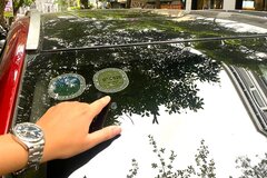 Đề xuất bỏ dán tem thu phí dán trên kính ô tô