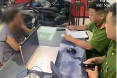 Xử lý trường hợp trông giữ phương tiện trái phép tại khu vực nhà tang lễ TP.Hà Nội