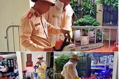 Công an Hà Nội chỉ đạo hỏa tốc ứng phó bão số 3, đảm bảo an toàn cho người dân